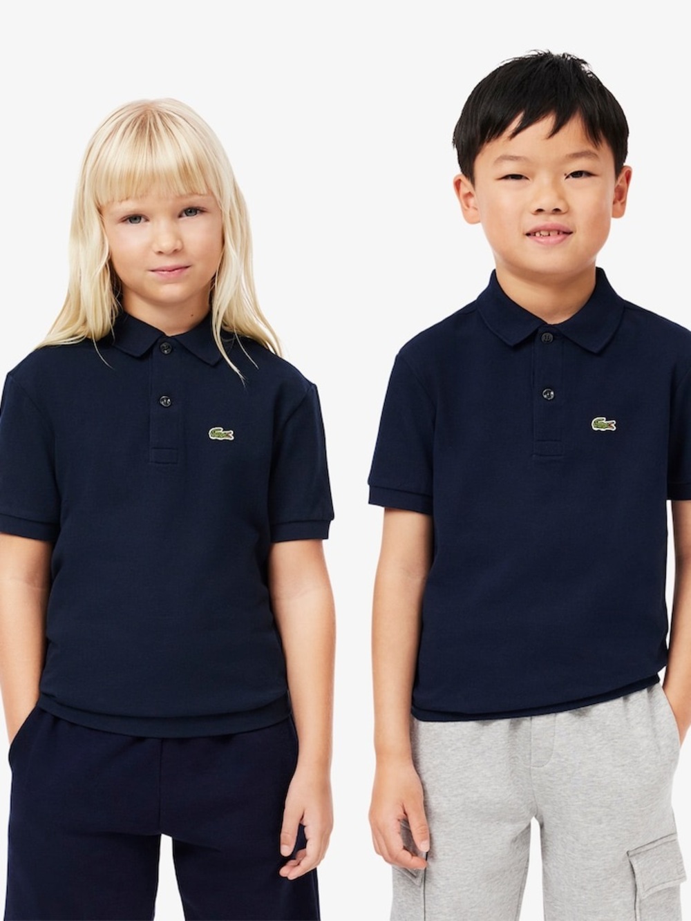 Lacoste Boys' Petit Piqué Polo. Boys 10. Navy.
